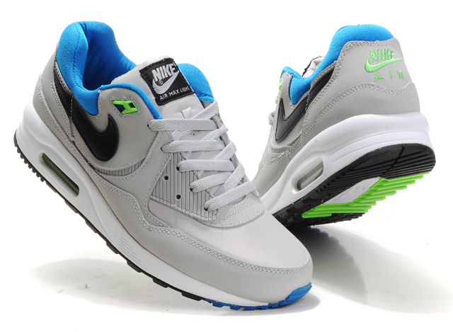 New Men'S Nike Air Max Black/Ightgrey/Blue